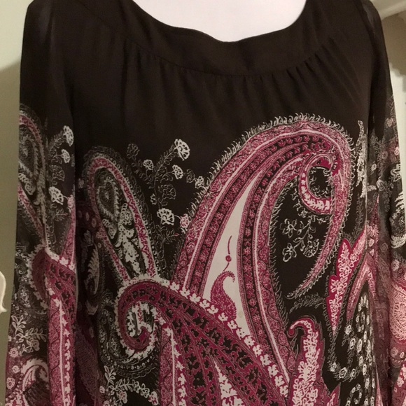 ANN TAYLOR SILK BLOUSE - Picture 2 of 7